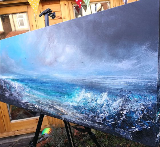 Hell Bay, Bryher, Isles of Scilly - Large, Wave Art, Seascape,