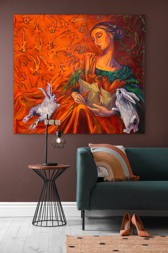 Madonna with Rabbits