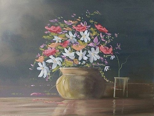 vase of flowers by cathal o malley