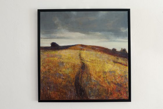 Your Path 30x30 in 76x76cm Contemporary Art by Bo Kravchenko