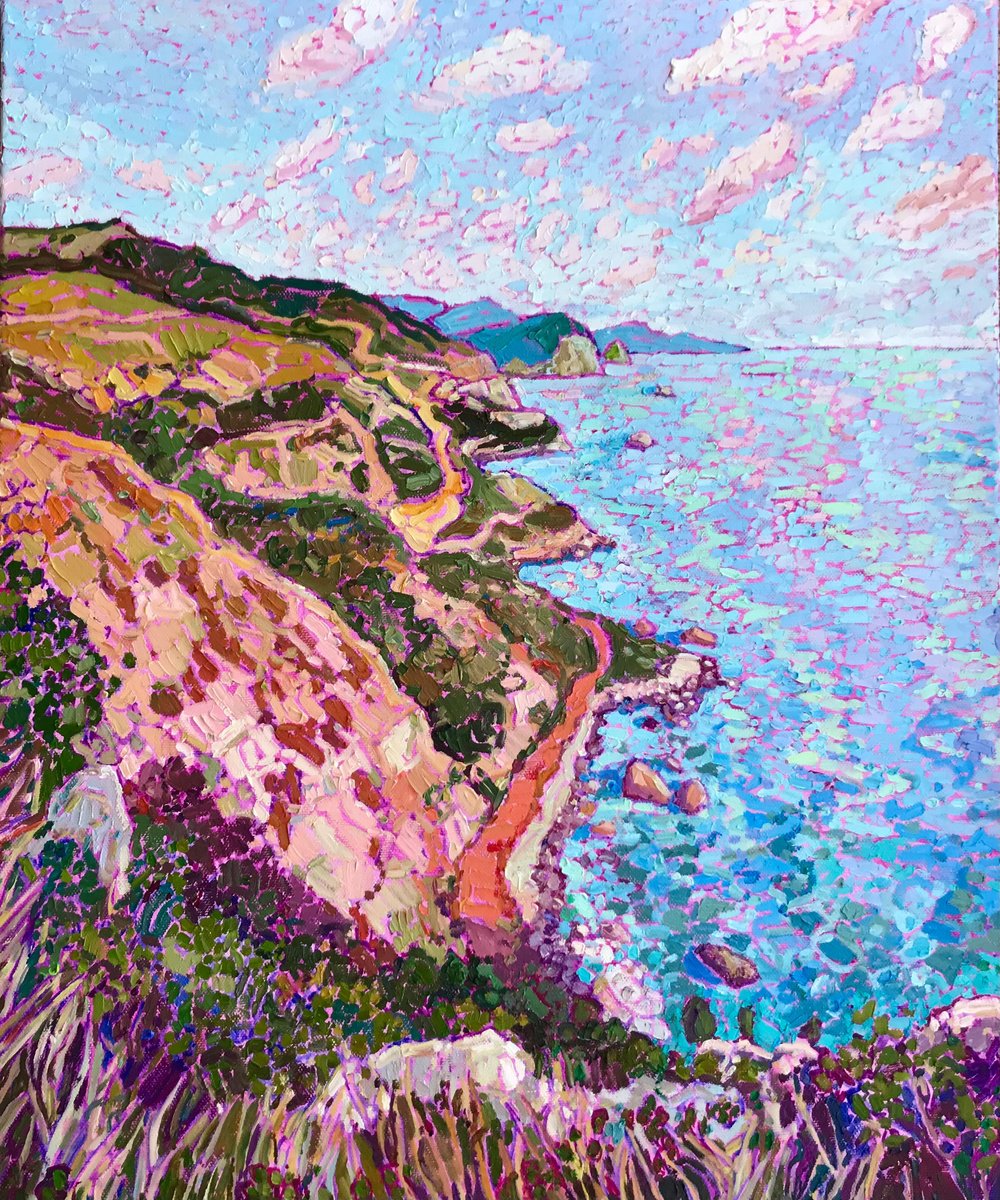 Cascading Cliffs By Natalia Bessmertnova, 20 X 24, Artwork For Sale On Artfinder