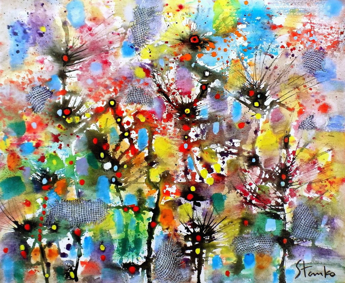  Abstract Landscape-Xxvii By Stanislav Bojankov, 21 X 18, Artwork For Sale On Artfinder