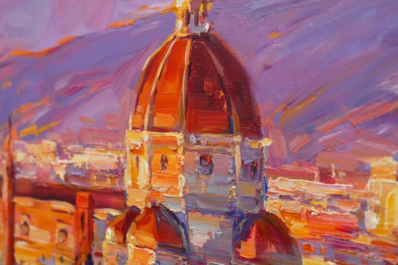 Warm evening in Florence