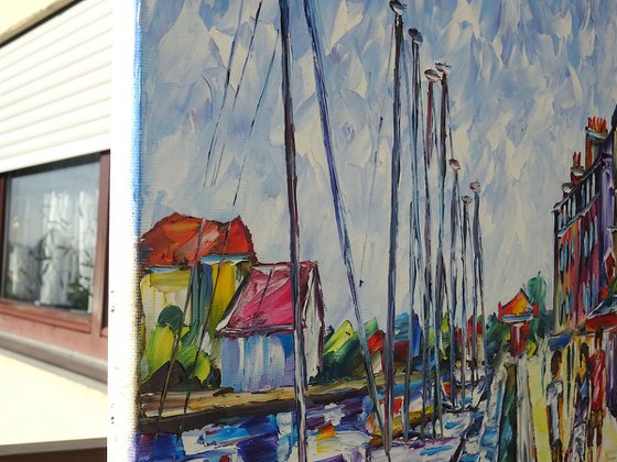 At the Harbor of Honfleur