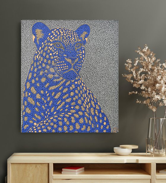 Golden Blue Leopard