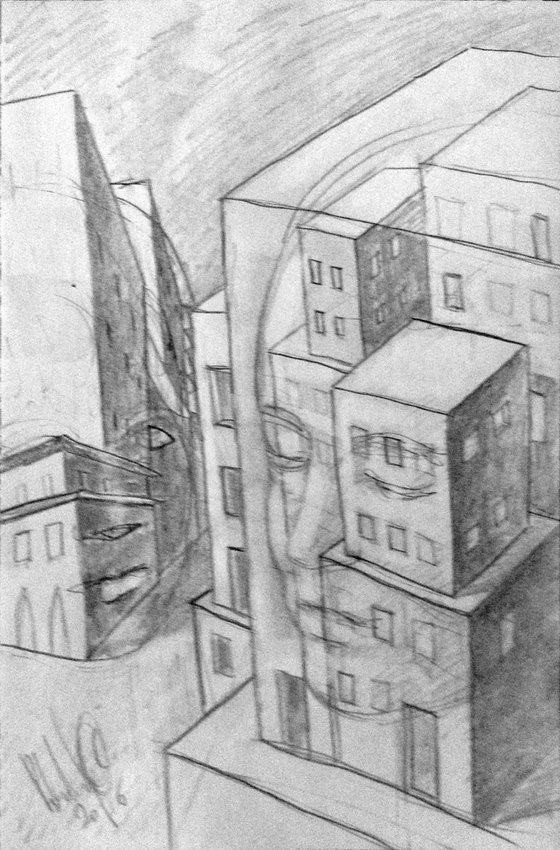 Cityscape sketch
