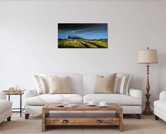 Horizon line III - Fields and Colors Series-