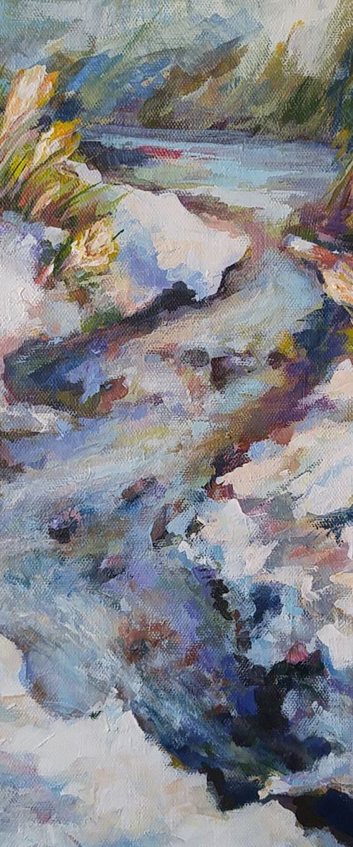 Spring stream 4 (11x14'') by Alexander Koltakov