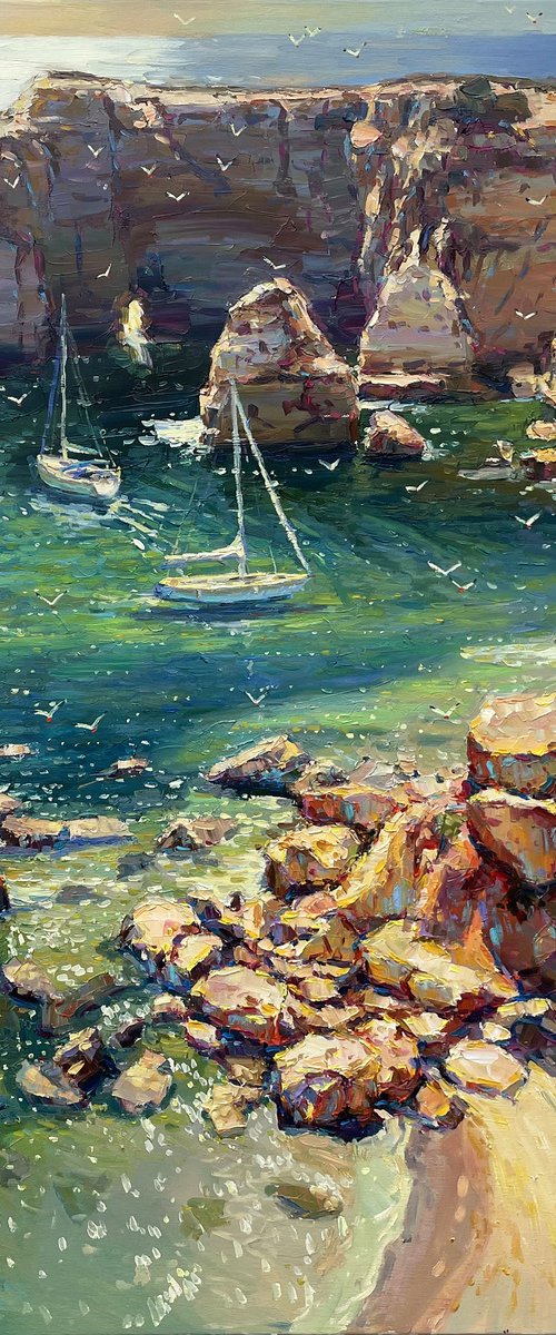 Morning at the Sea by Evgeny Chernyakovsky