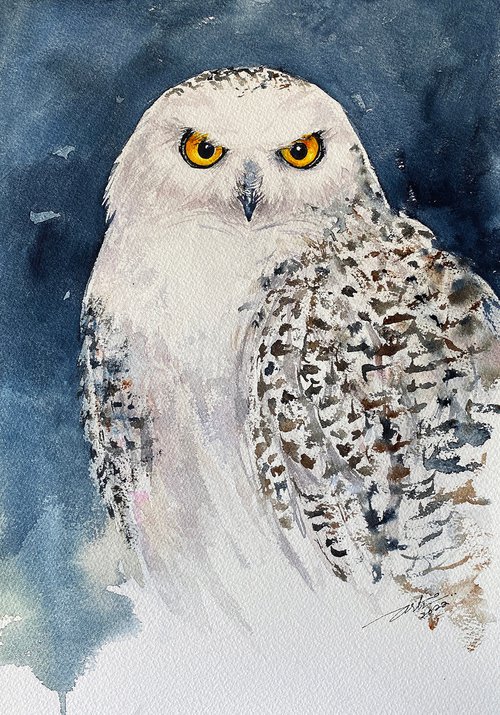 Snow Owl Saul by Arti Chauhan
