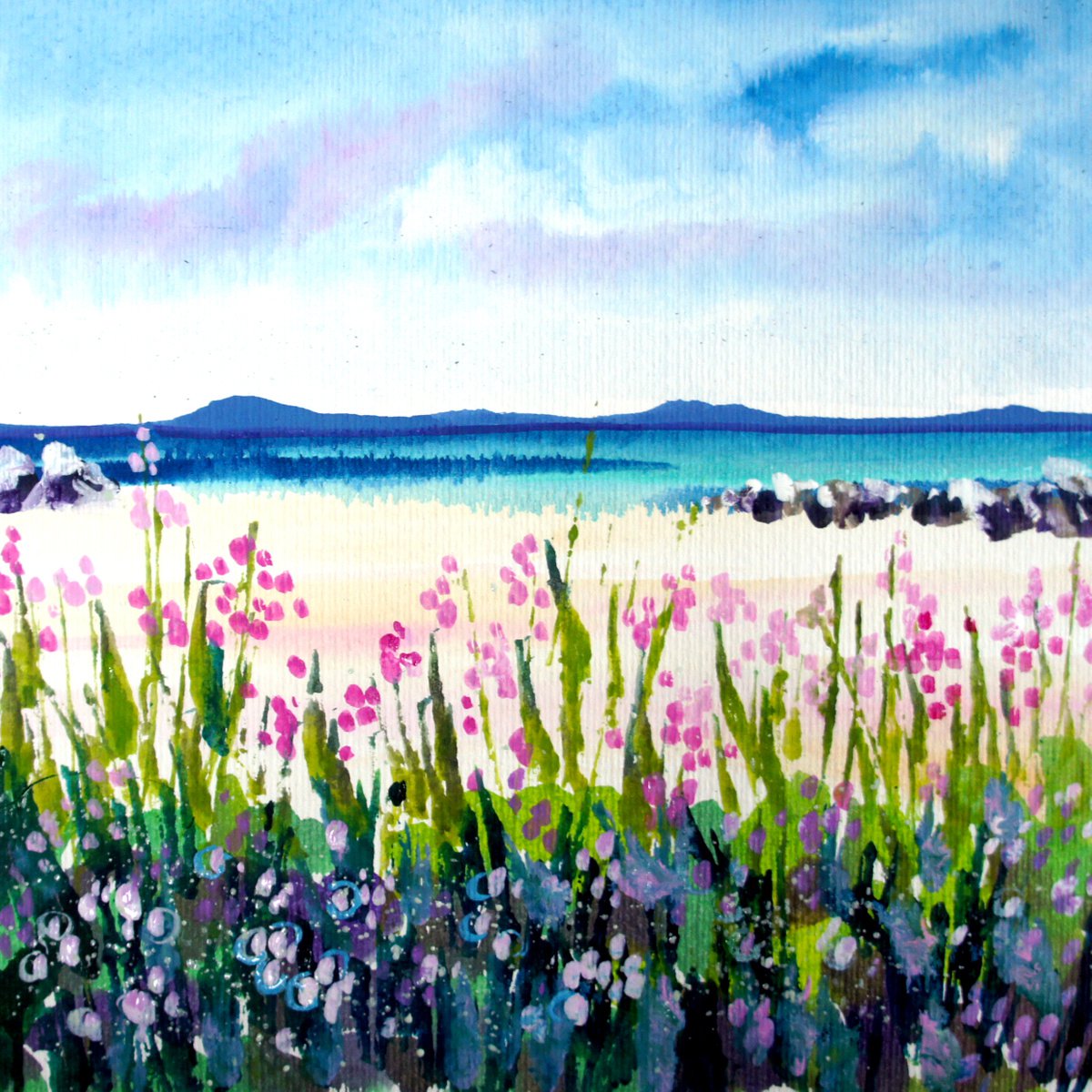 Secluded Cove - Scottish Highlands by Julia Rigby