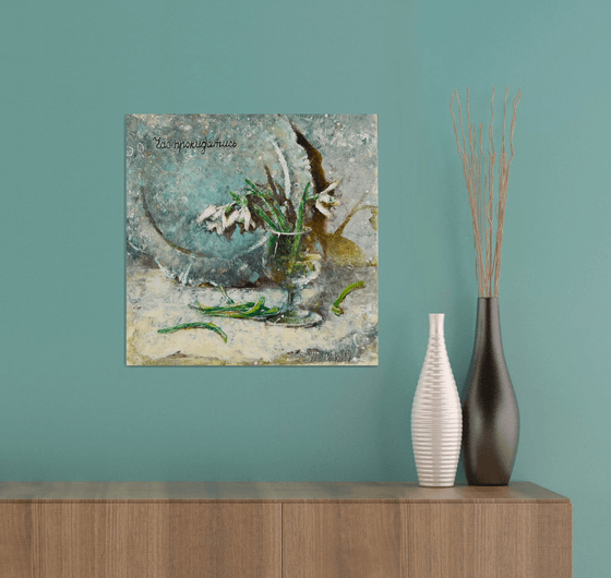 Flowers in Glass Still Life