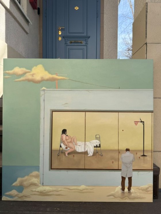 "Soaring in the clouds"