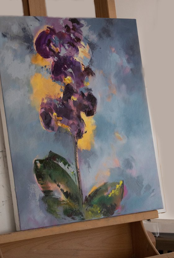 Orchids Oil Painting