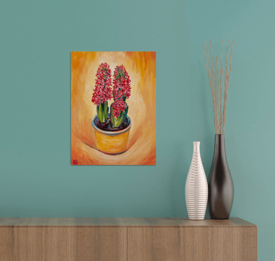 Playful Joy of Hyacinths