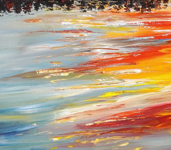 Romantic Evening Lake C 1