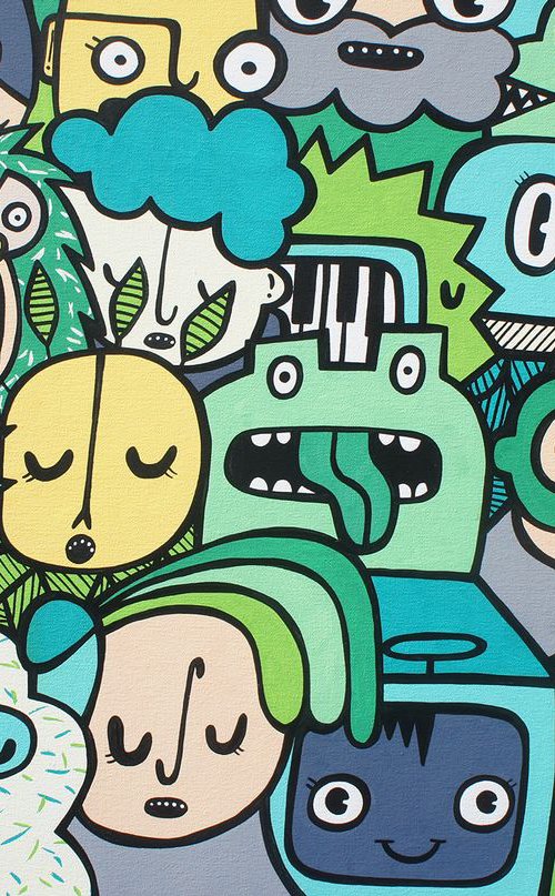 Forest Crowd by Kev Munday