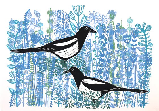 Magpies Two for Joy