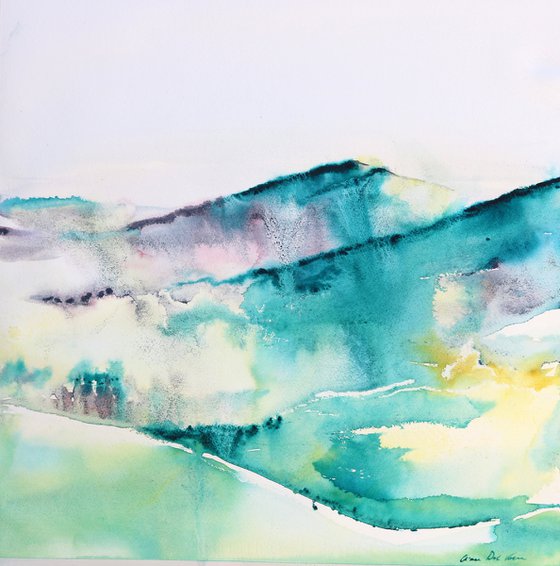 Abstract Landscape "Malvern Mountains"