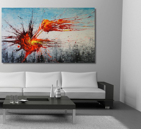 CANVAS ONLY -- Separation (Spirits Of Skies 240156) (200x120cm) XXXL