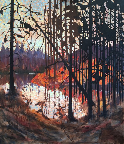 Tom Thomson - Northern River after TT by LC Kerr