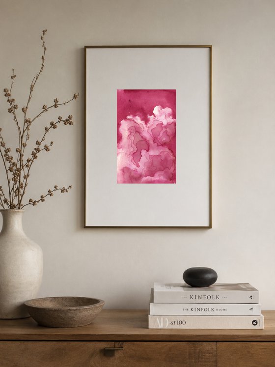 pink clouds