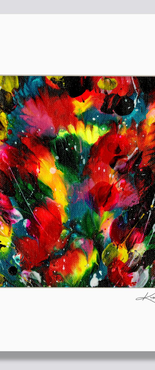 Flowering Euphoria 8 - Floral Abstract Painting by Kathy Morton Stanion by Kathy Morton Stanion