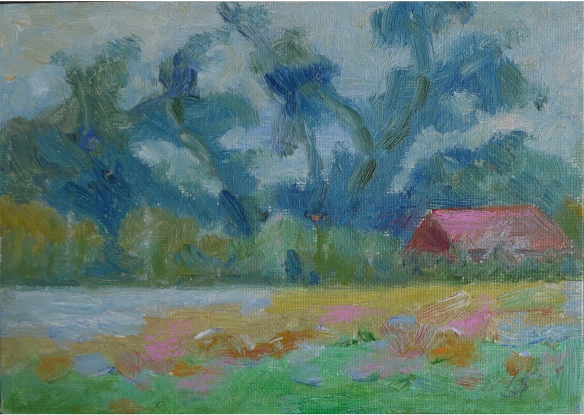 Village Vibes By Irina Smirnova-Seymour, 7 X 5, Artwork For Sale On Artfinder