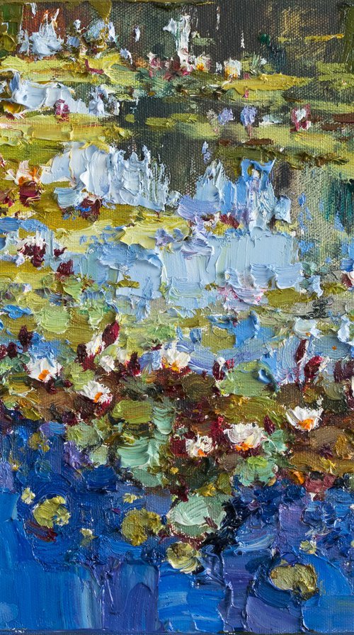 Water Lilies Pond by Anastasiia Valiulina