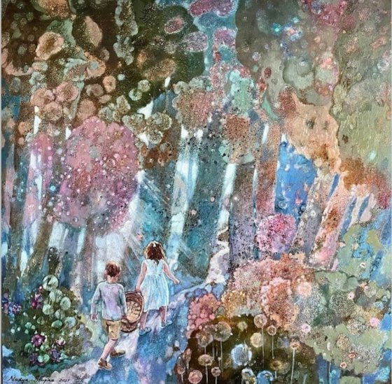 Into the fairy forest for berries