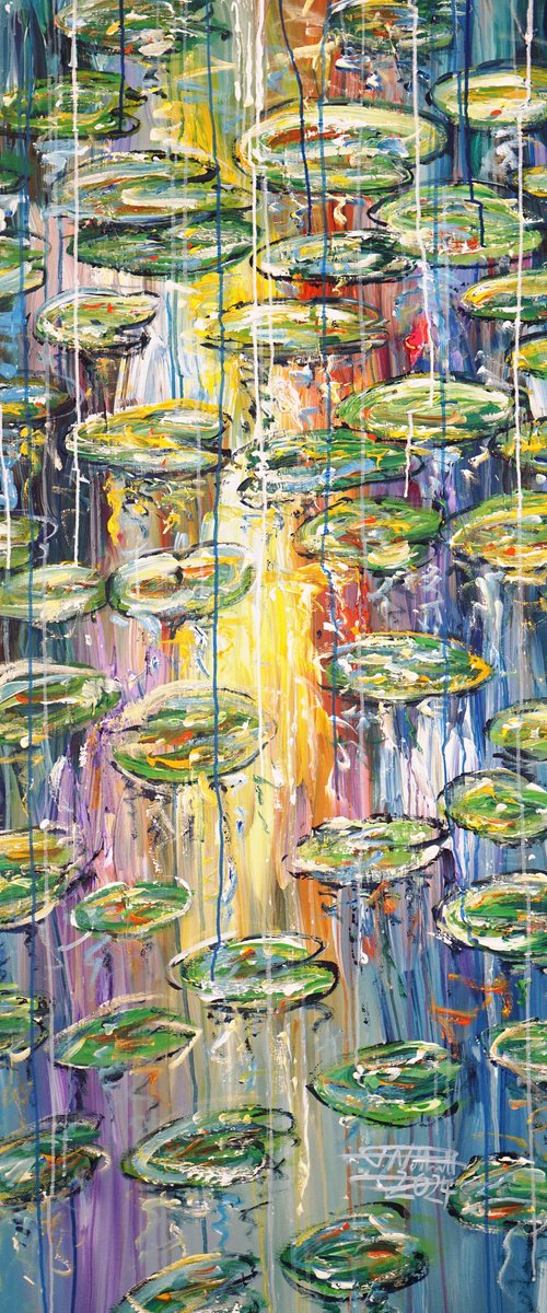Water Lilies L 3 by Peter Nottrott