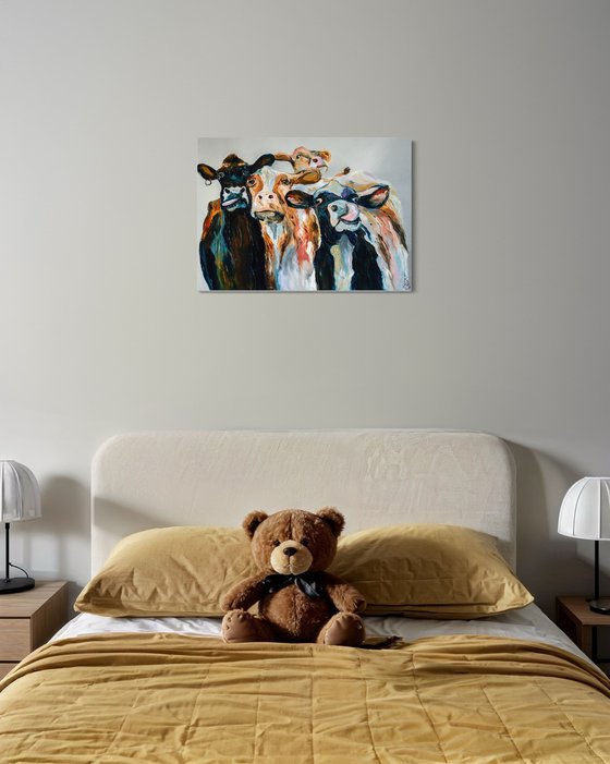 Cows' party