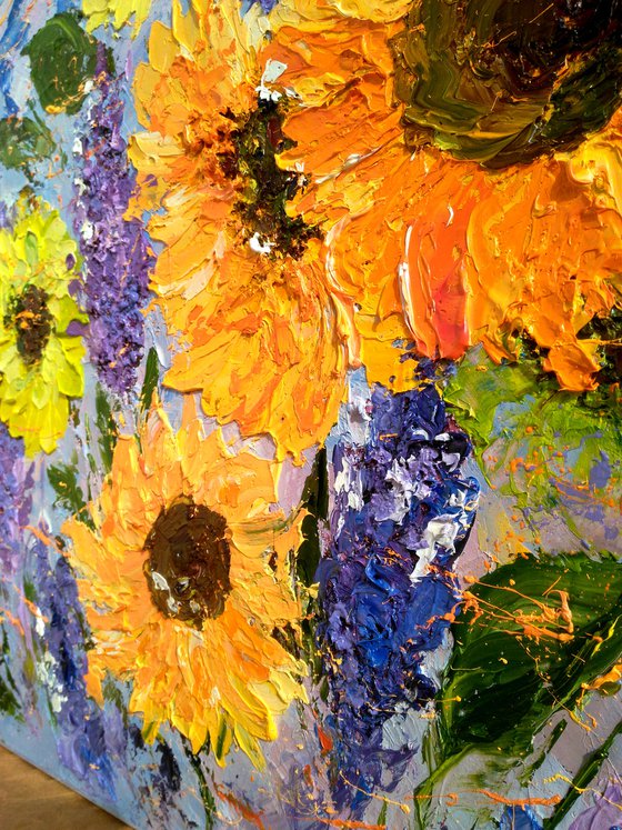 Sunflowers Oil Painting