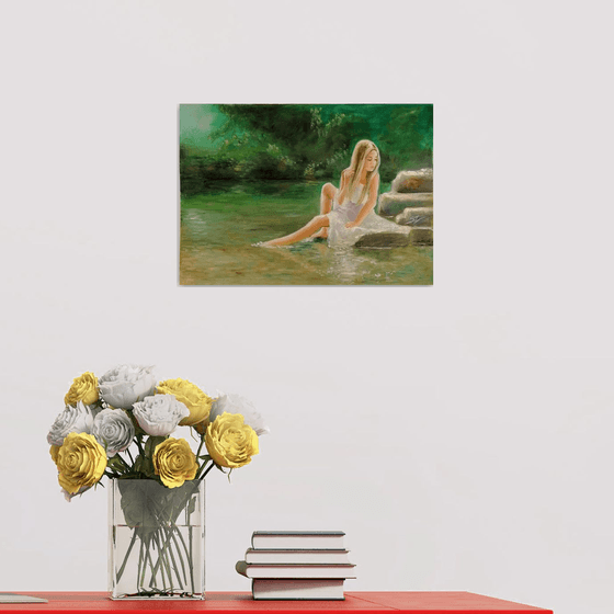 Girl on the river