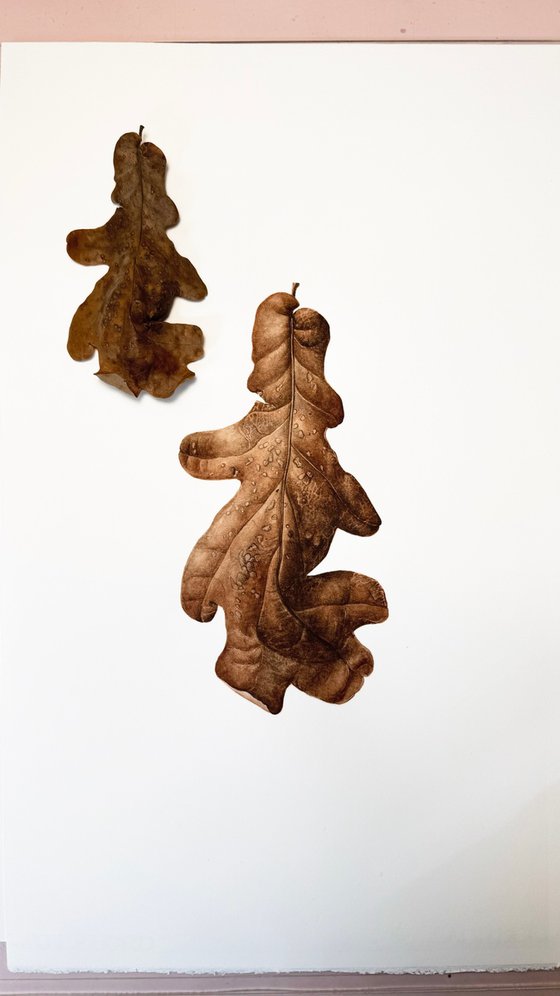 Oak leaf Painting