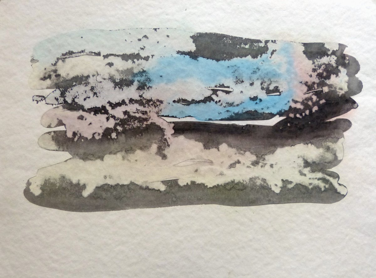 Abstract Ink Drawing By Frederic Belaubre, 16 X 12, Metafigure 121 - 30X40 Cm, Original Artwork