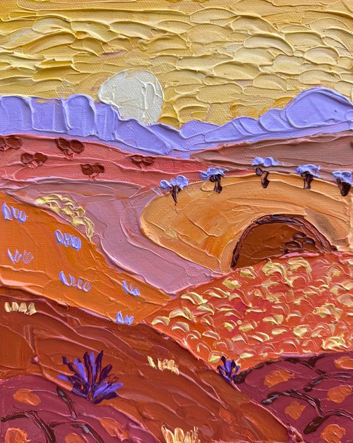 Desert landscape by Guzaliya Xavier