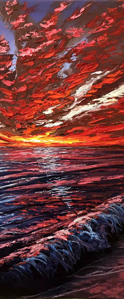 Bright sunset 2 by Elena Adele Dmitrenko
