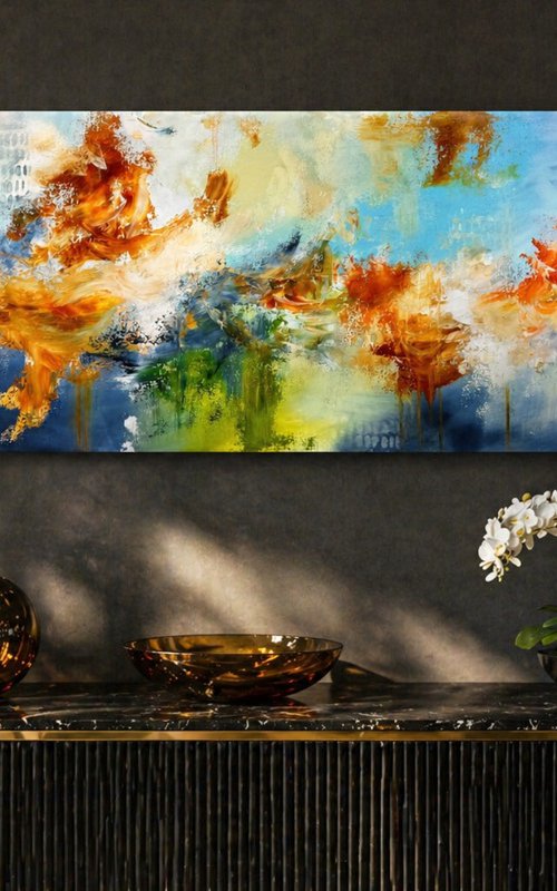 Echoes in Blue and Fire by Andrada Anghel