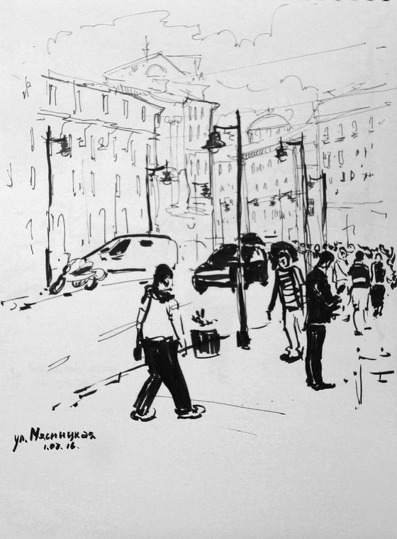 Moscow sketch 2