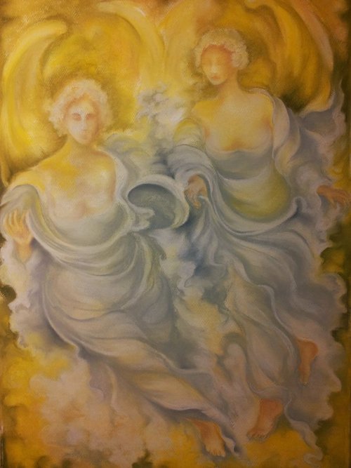 "Angels in Bleu" by Hilda Hendriksen