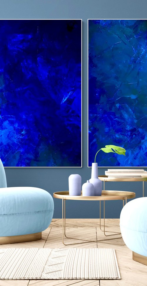 Beyond the blue sea no. 1424 by Anita Kaufmann