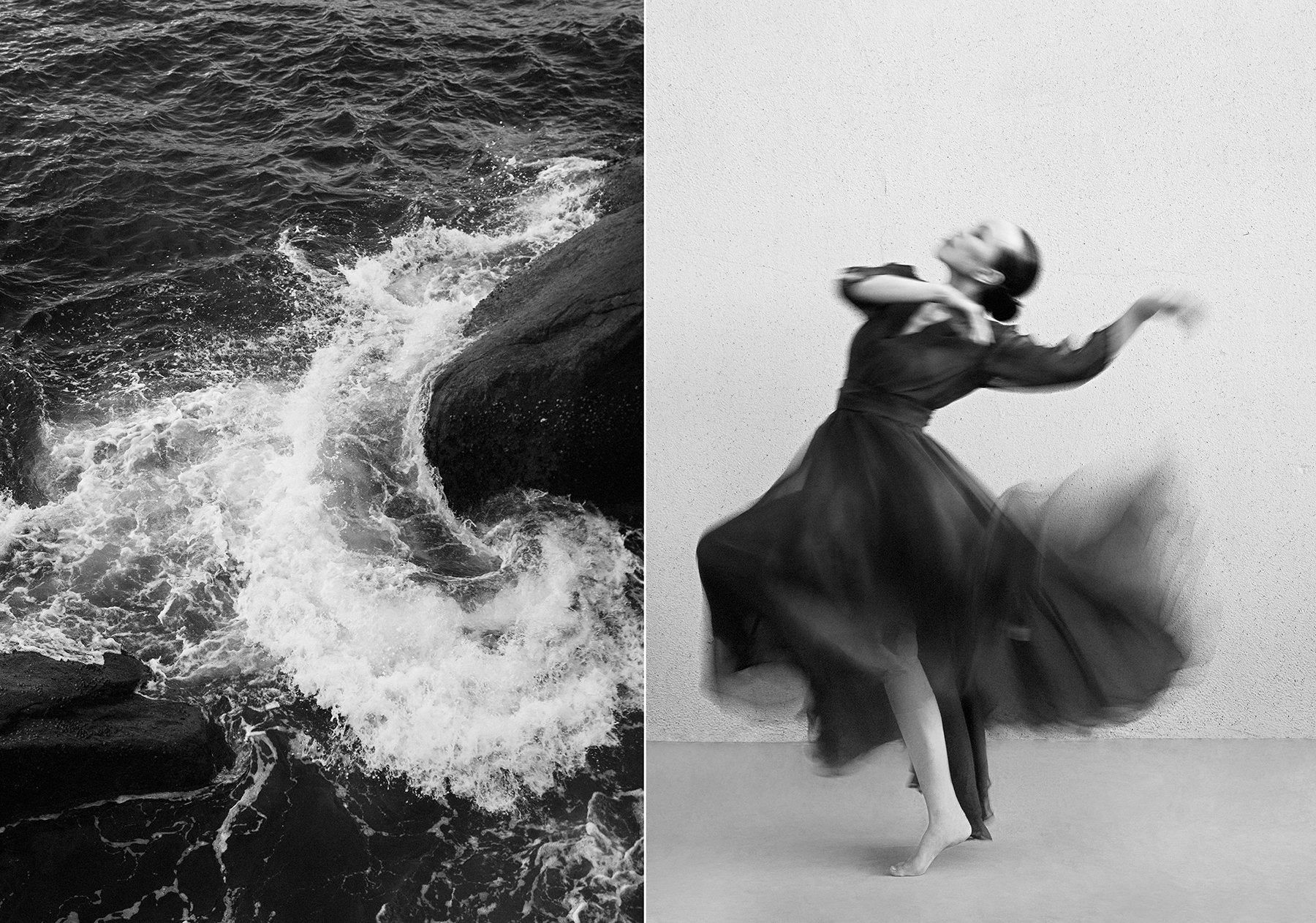 Expressive Landscape Photograph By Xidong Luo, 31 X 22", Tides Within - Viii, Original Artwork