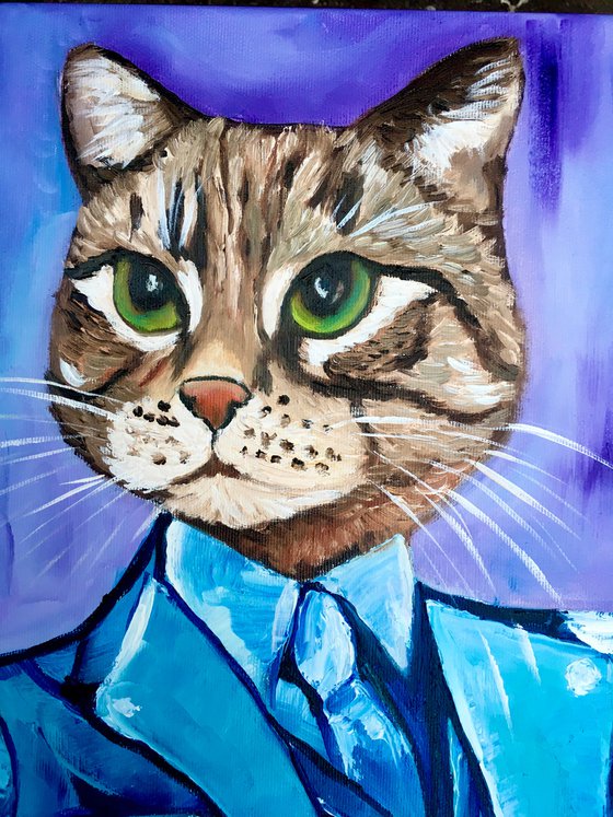 The Cat Of Wall Street. Feline power.