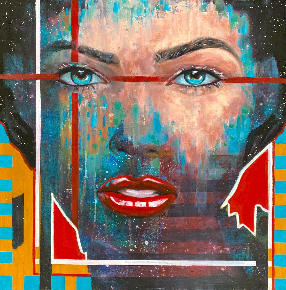 Gaze By Stevie Nicholson, 24 X 24, Artwork For Sale On Artfinder
