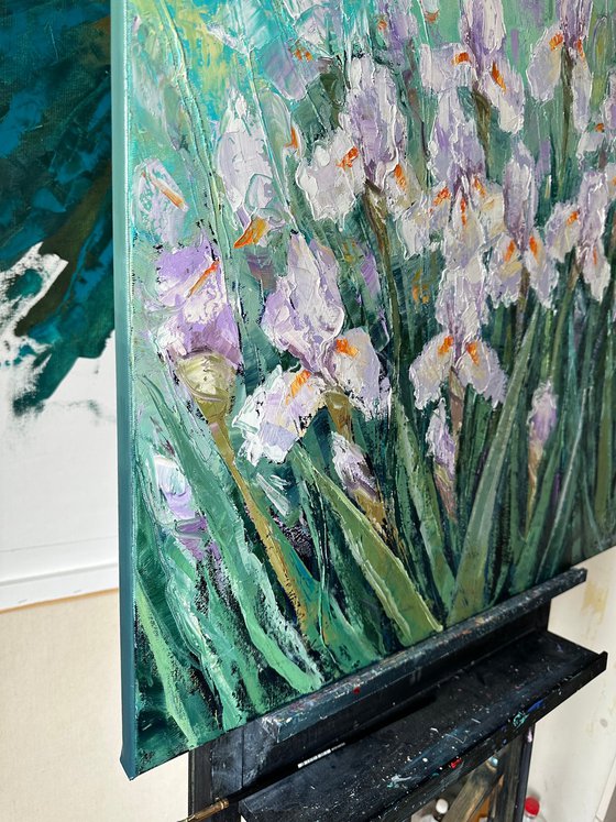 Irises 70x80cm