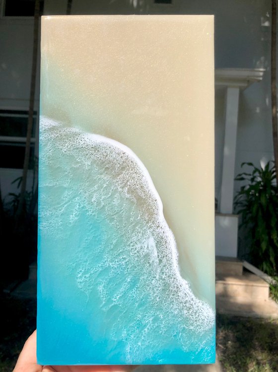 White Sand Beach #37 Seascape Ocean Lover Gift idea