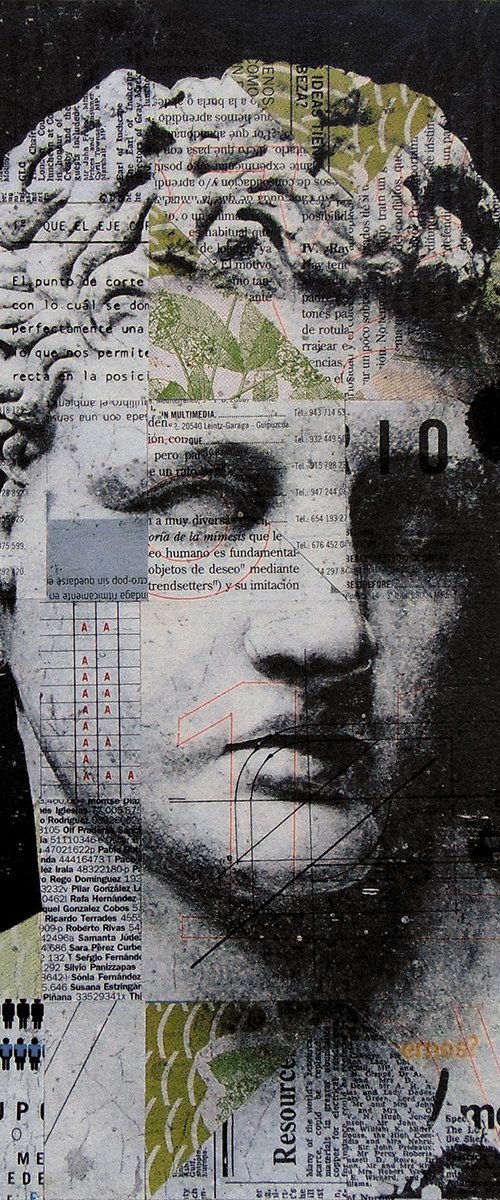 Collage_35_30x30 cm_Portrait by Manel Villalonga