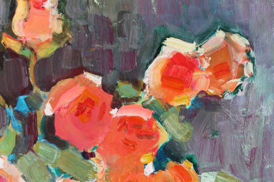 Coral roses