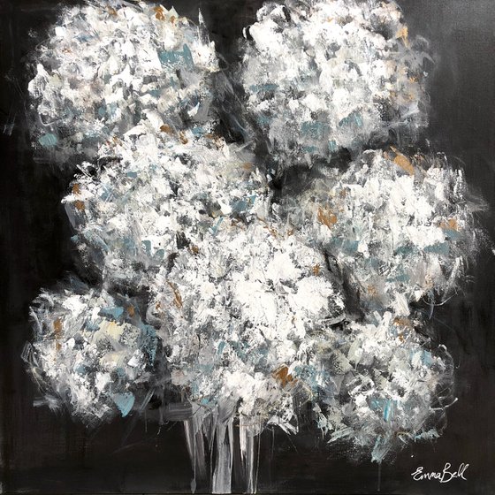 White Hydrangeas